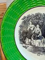 Load image into Gallery viewer, Pair of Antique Digoin Sarregumines Plates
