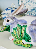 Load image into Gallery viewer, Breathtaking Italian Mottahedeh Rabbit Tureen
