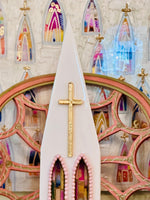 Load image into Gallery viewer, Art Fiala &amp; Laura Rice Beaded Cathedral - 15 inches

