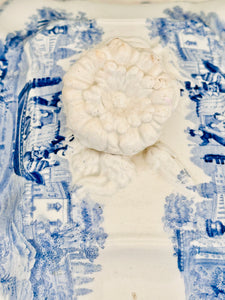 Antique (1829-1861) Bologna Adam’s & Son’s Transferware Covered Dish