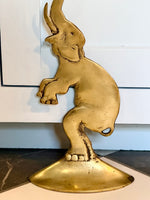 Load image into Gallery viewer, Solid Brass Vintage Elephant Doorstop
