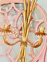 Load image into Gallery viewer, Gilded Italian Wheat Sconce
