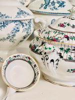 Load image into Gallery viewer, Antique Booth’s England Springtime Large Tureen with Ladle
