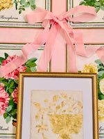 Load image into Gallery viewer, Gold Leaf Botanical on Linen by Laura Rice
