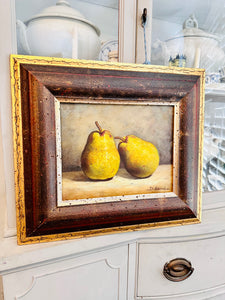 Lovely Pair of Pears - Oil Painting