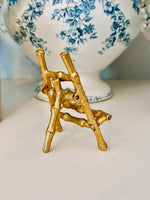 Load image into Gallery viewer, Fabulous &amp; Rare Faux Bamboo Gilded Easel
