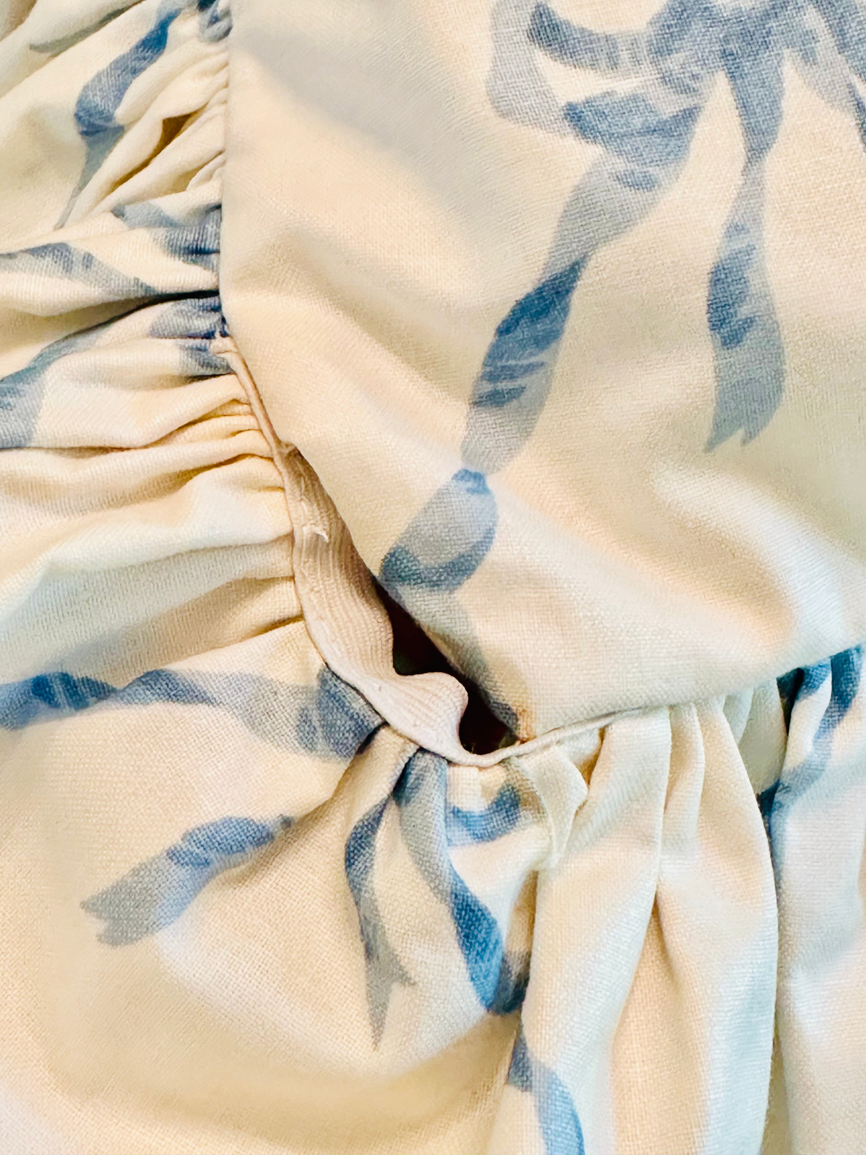 Bespoke Waverly for Schumacher Bows Jolie Tablecloth
