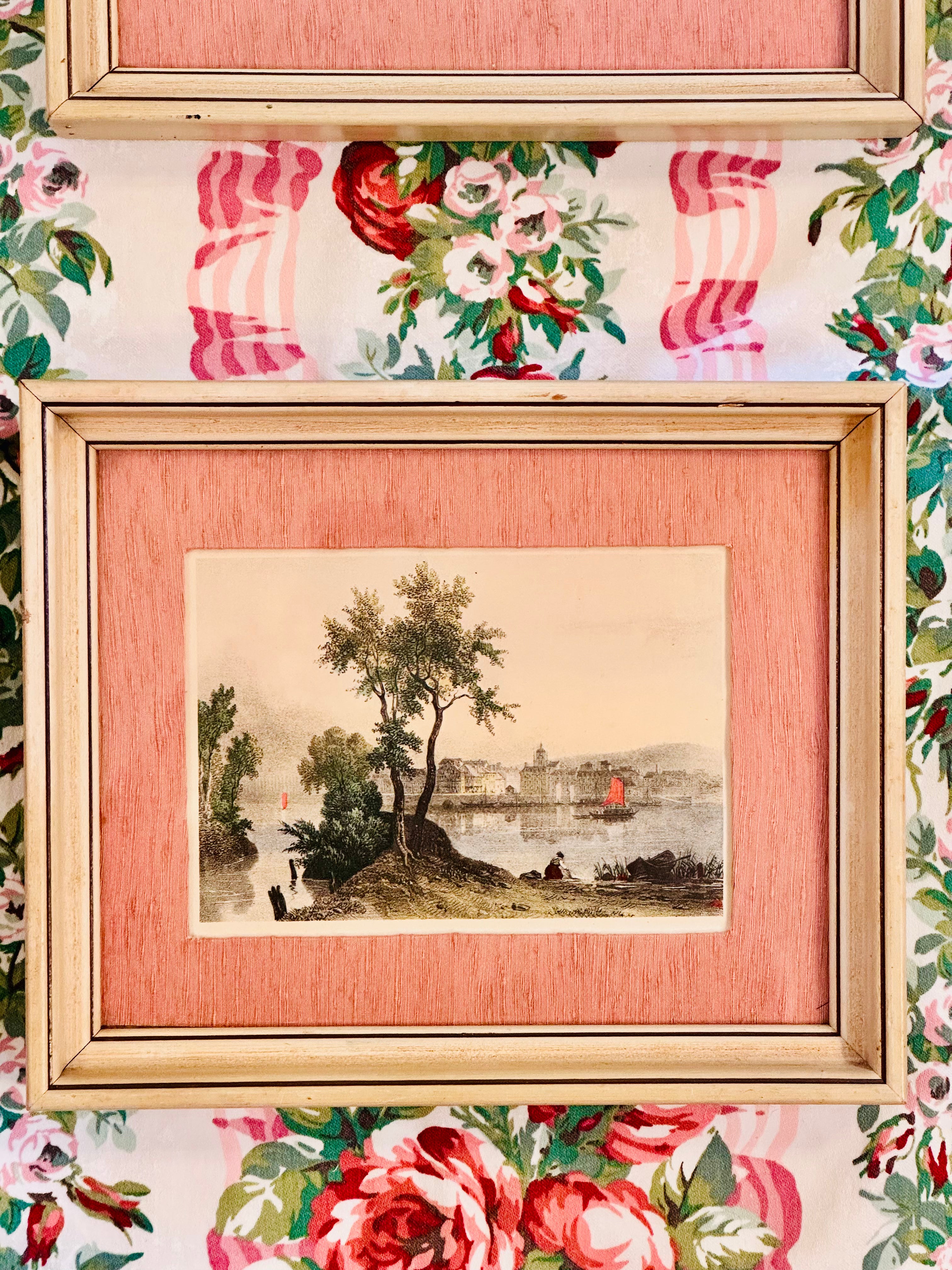 Pair of Beautifully Framed Engravings