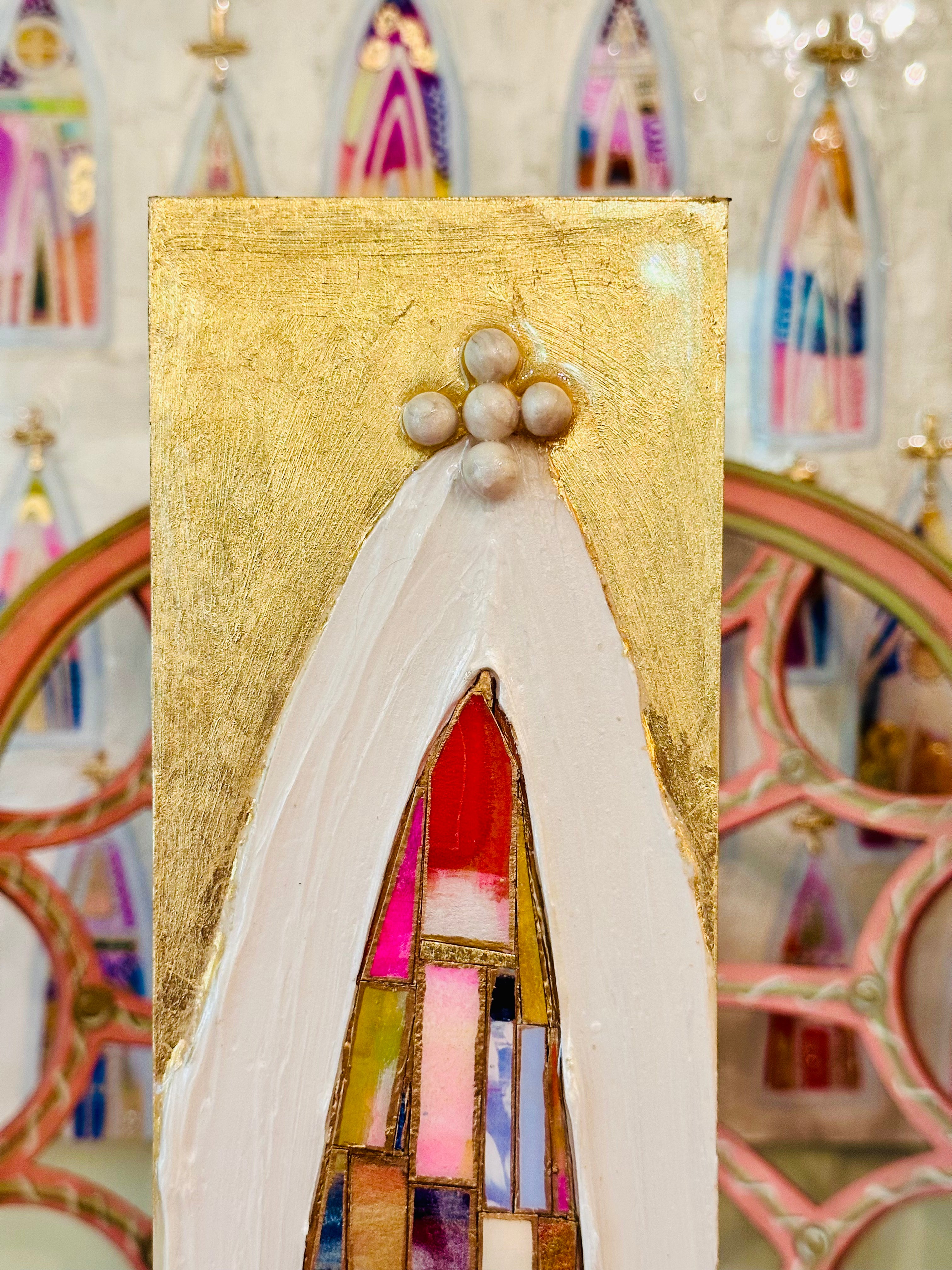 Gold Leaf Cathedral by Laura Rice
