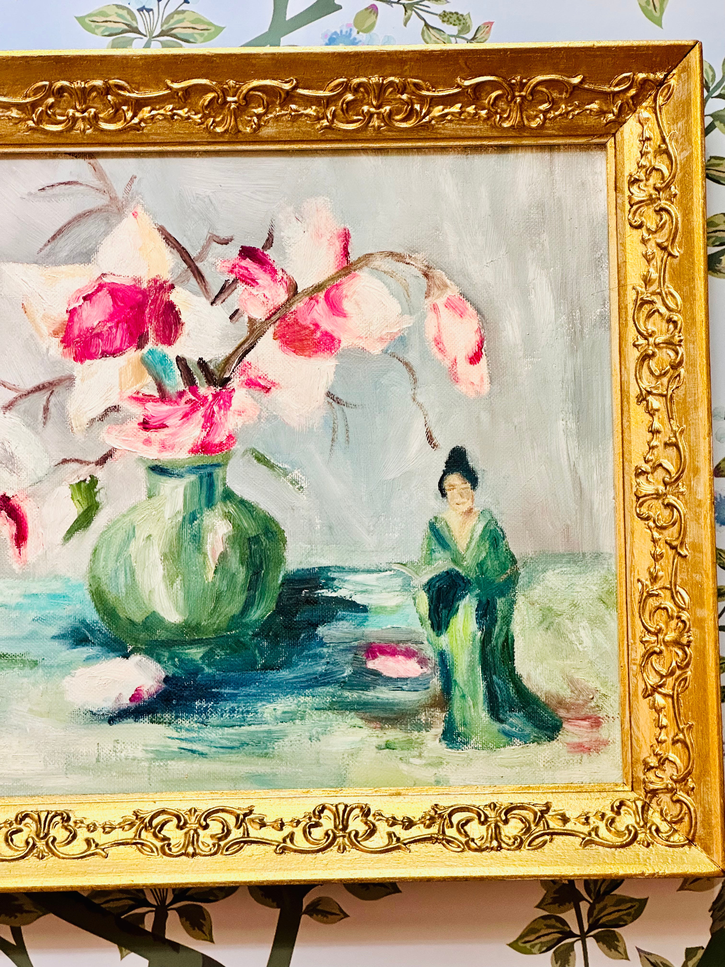 Lovely Chinoiserie Original Painting