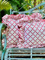 Load image into Gallery viewer, Pair of Custom Ruffle Pillows
