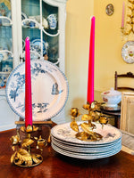 Load image into Gallery viewer, Exquisite Pair of Gilded Italian Tole Candleholders
