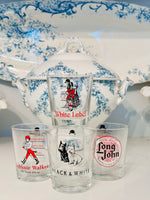 Load image into Gallery viewer, Vintage Whiskey Glasses Purchased in Europe

