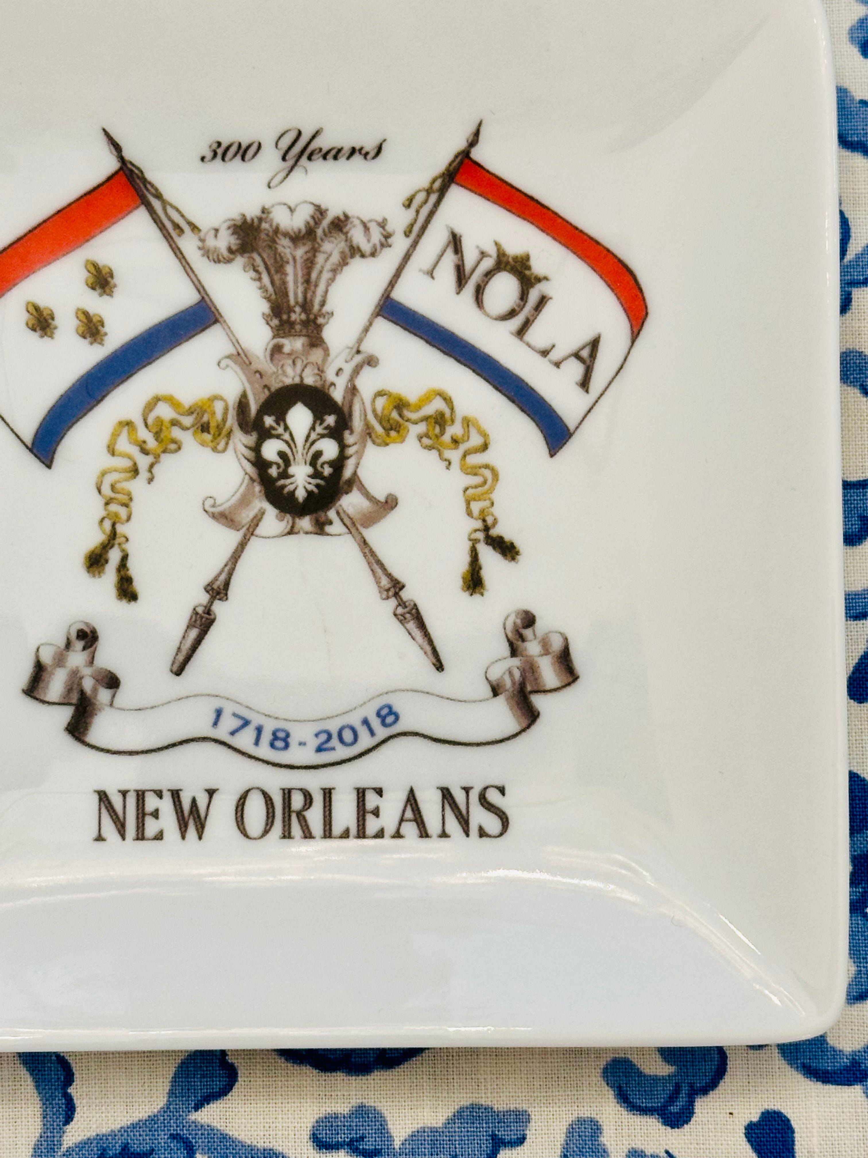 300 Year Commemorative New Orleans Trinket Dish