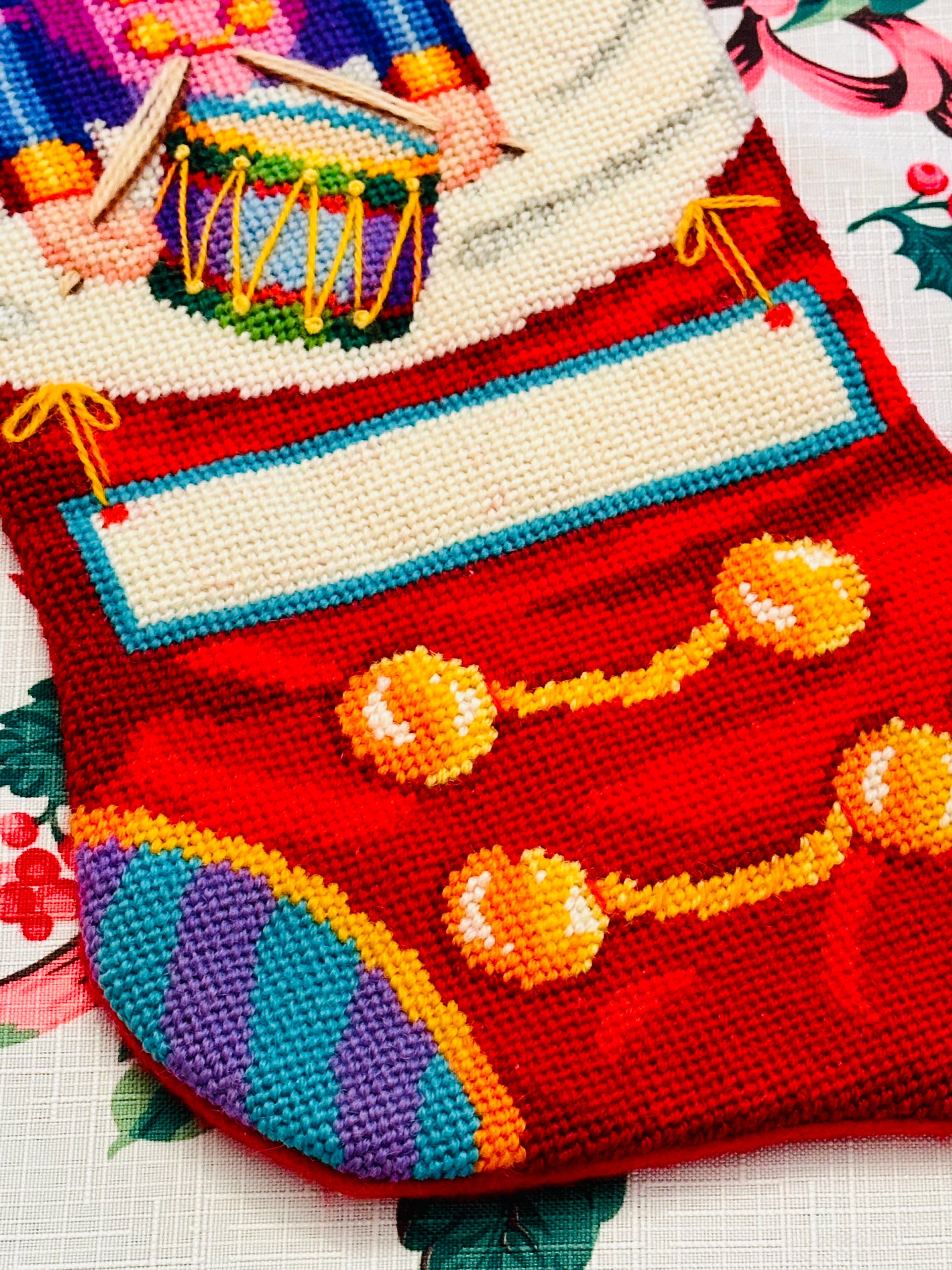 The Most Darling Needlepoint Stocking