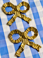 Load image into Gallery viewer, Pair of Andrea by Sadek Brass Bows
