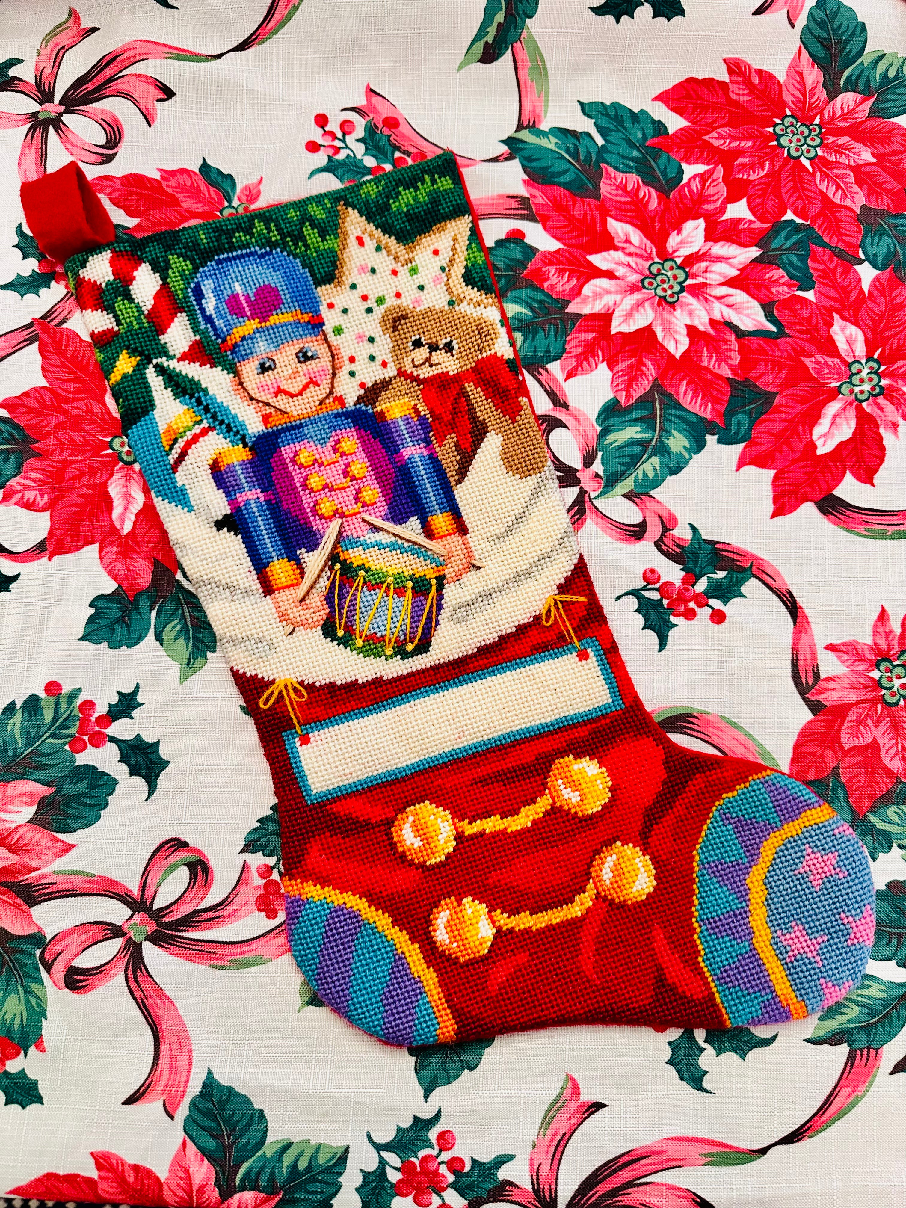 The Most Darling Needlepoint Stocking