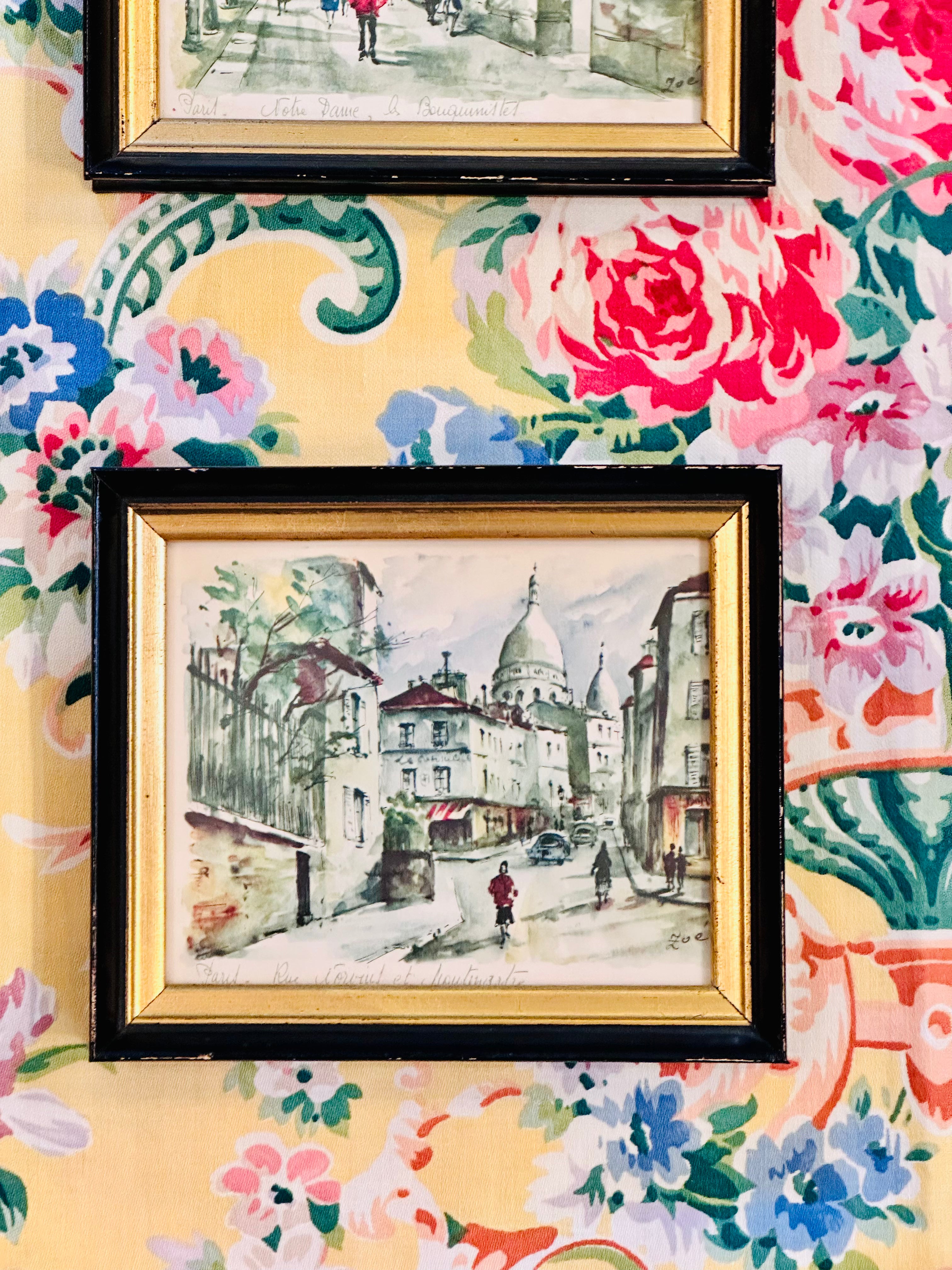 Set of Four Parisian Prints
