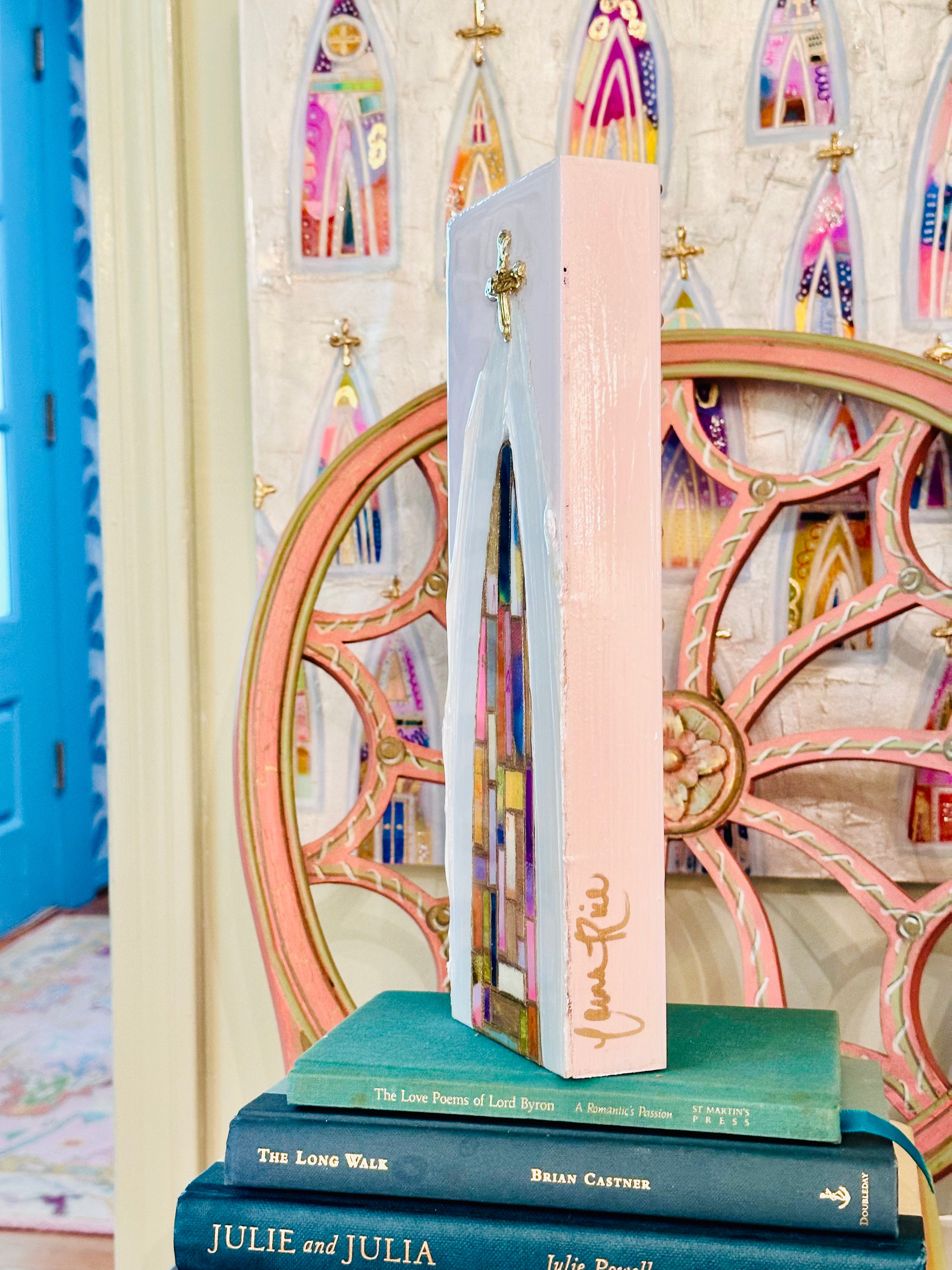 Perfectly Pink Cathedral by Laura Rice