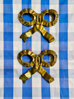 Load image into Gallery viewer, Pair of Andrea by Sadek Brass Bows
