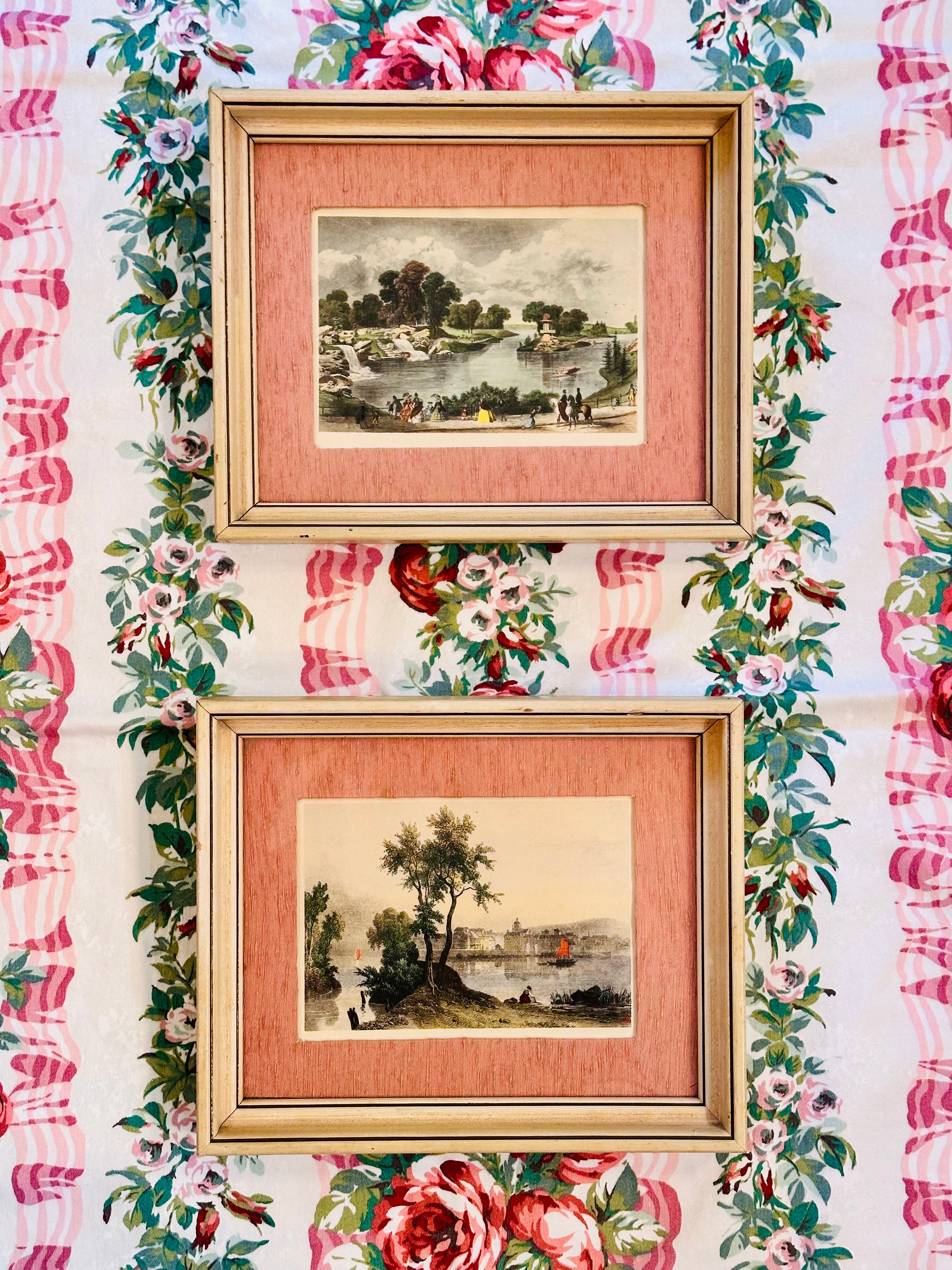Pair of Beautifully Framed Engravings