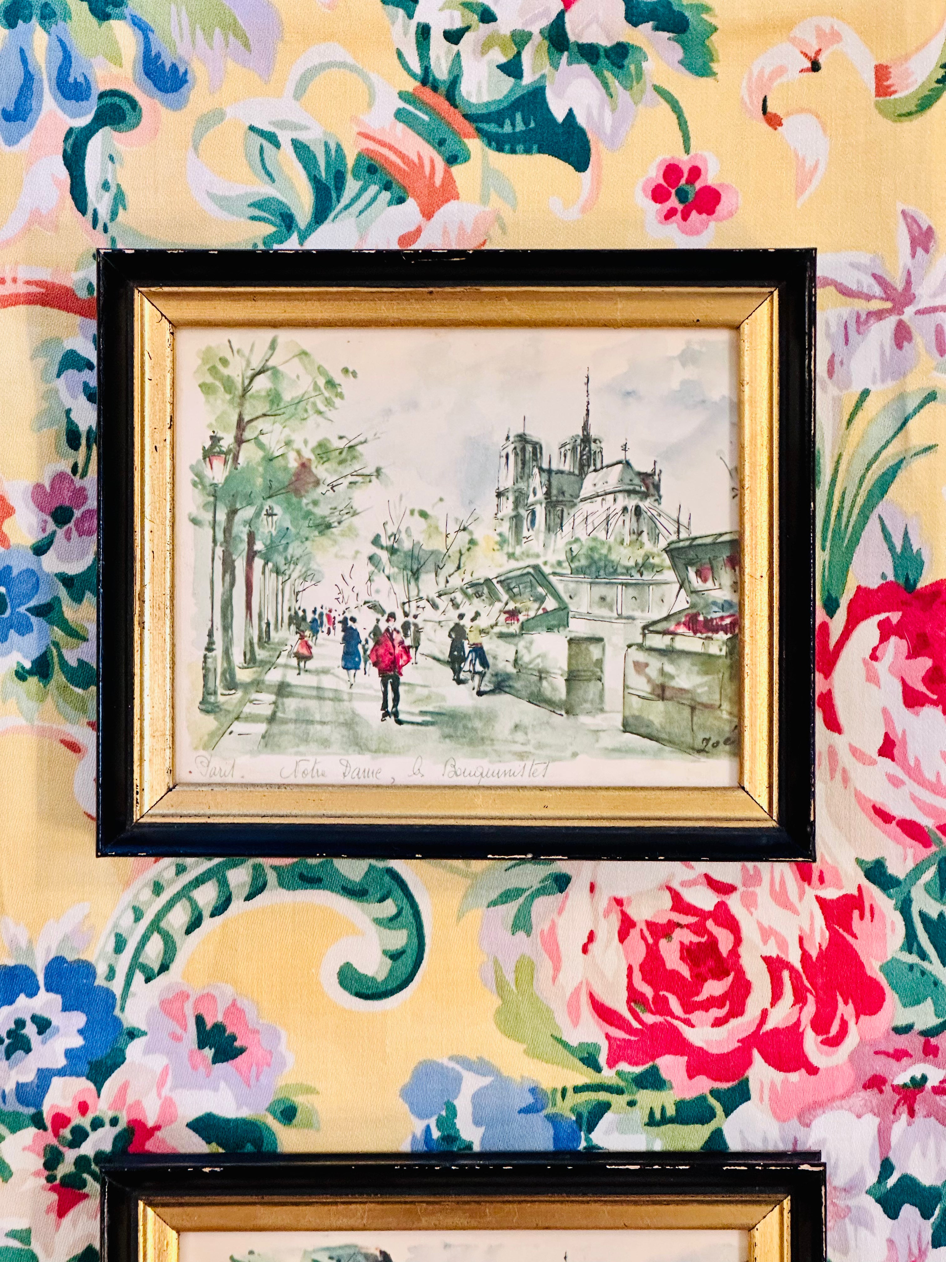 Set of Four Parisian Prints