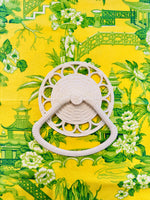 Load image into Gallery viewer, Vintage Faux Rattan Hand Towel Holder
