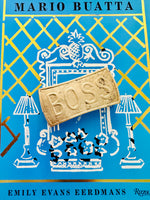 Load image into Gallery viewer, Vintage Brass BOSS Paperweight
