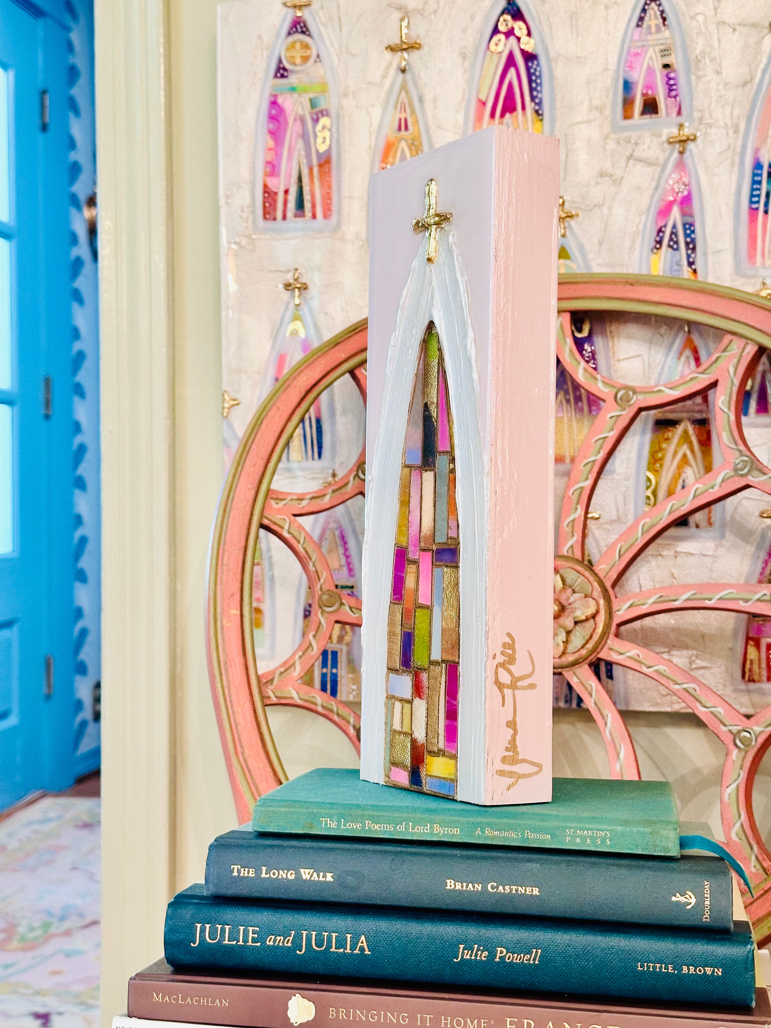 Perfectly Pink Cathedral by Laura Rice