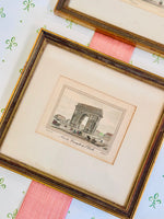 Load image into Gallery viewer, Pair of Exquisite Parisian Scenes Etchings 
