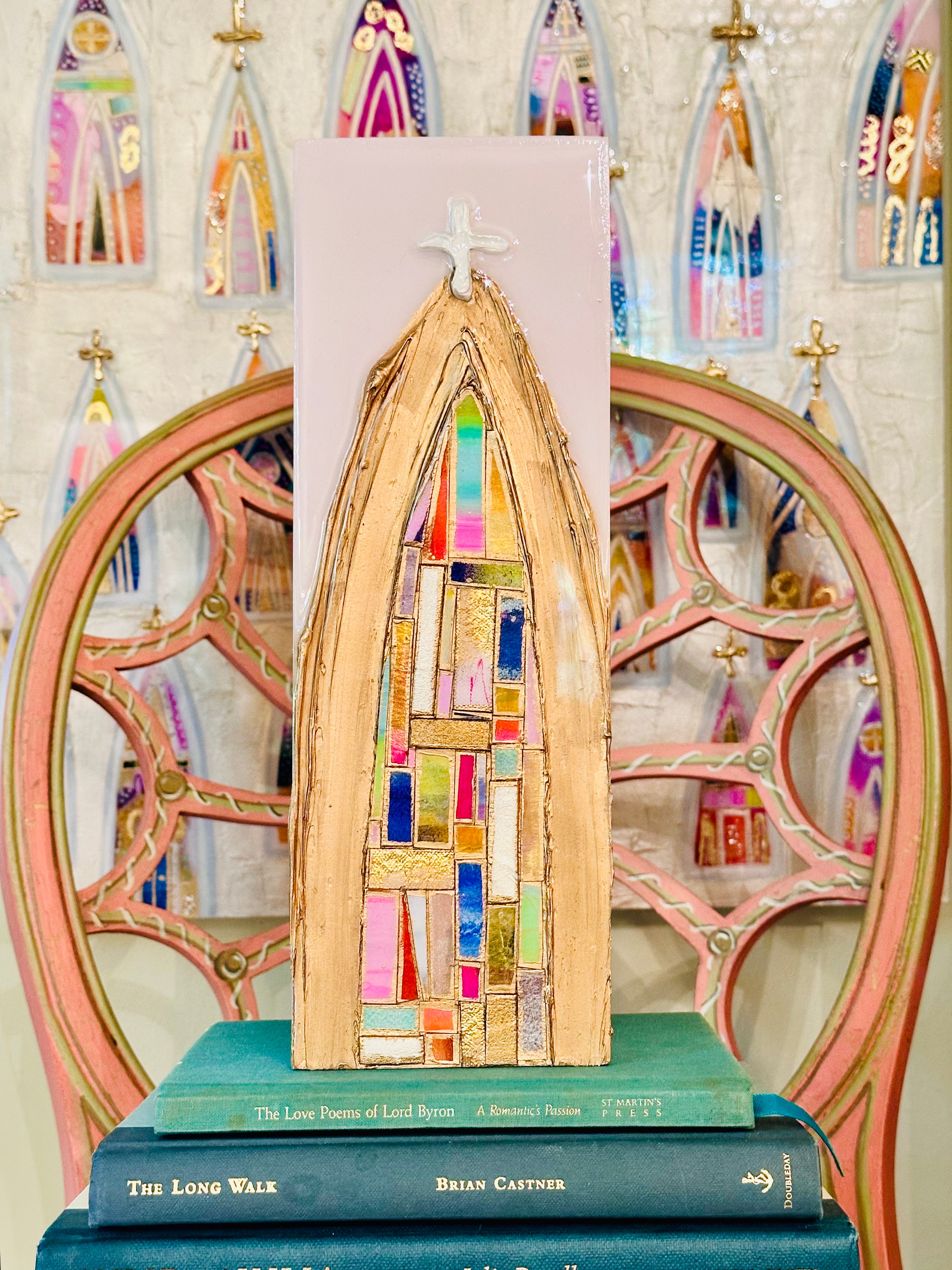 Perfectly Pink Cathedral by Laura Rice