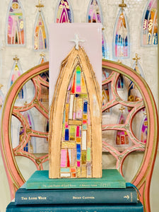 Perfectly Pink Cathedral by Laura Rice