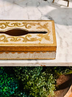 Load image into Gallery viewer, Vintage Florentine Tissue Holder
