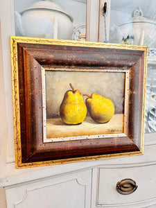 Lovely Pair of Pears - Oil Painting
