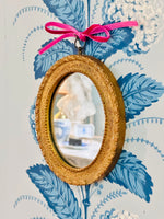 Load image into Gallery viewer, Vintage Petite Italian Gilded Mirror
