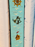 Load image into Gallery viewer, Nautical Needlepoint Bell Pull
