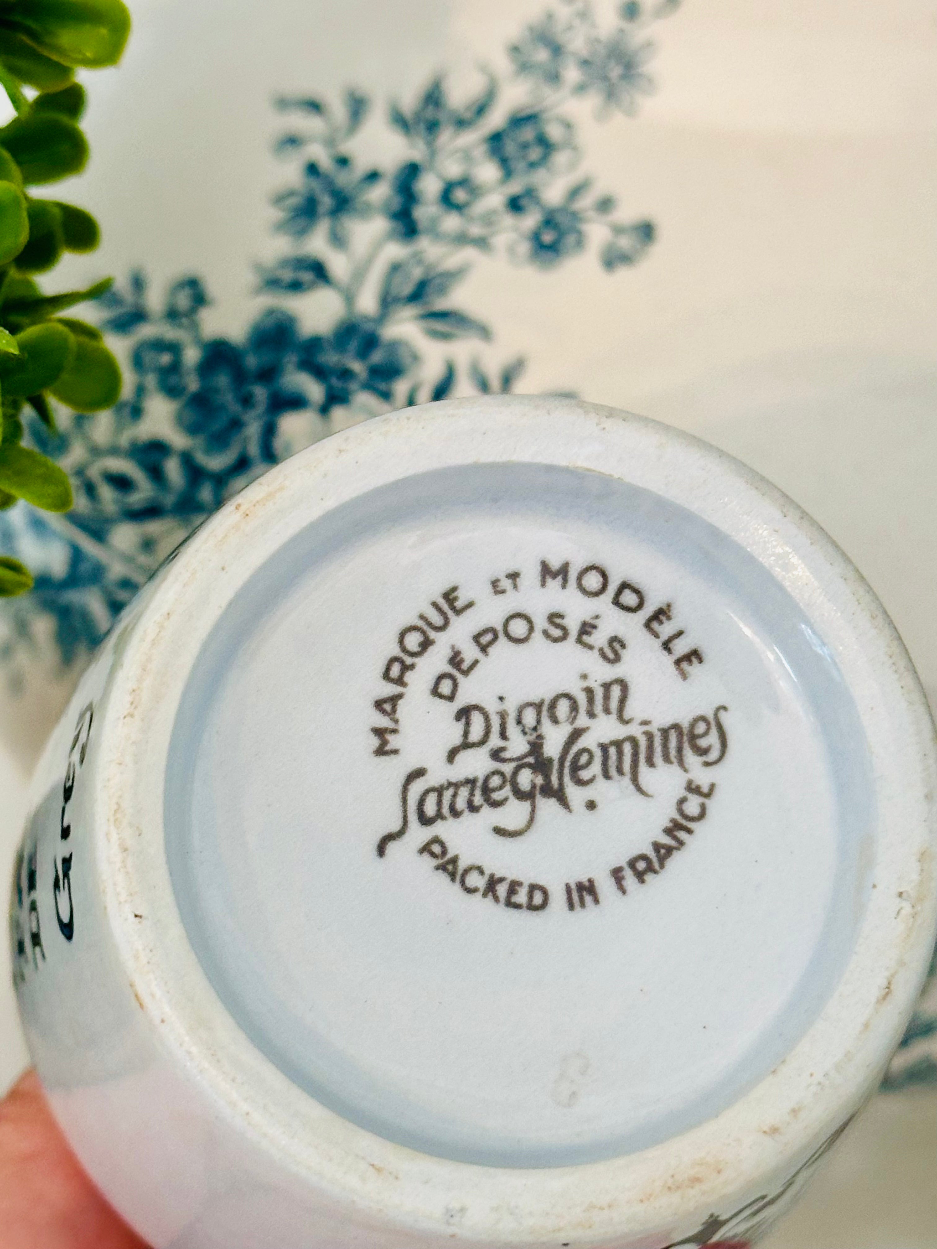 Vintage French Mustard Crock