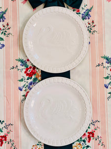 Rare 1987 Haldon Group Swan Plates