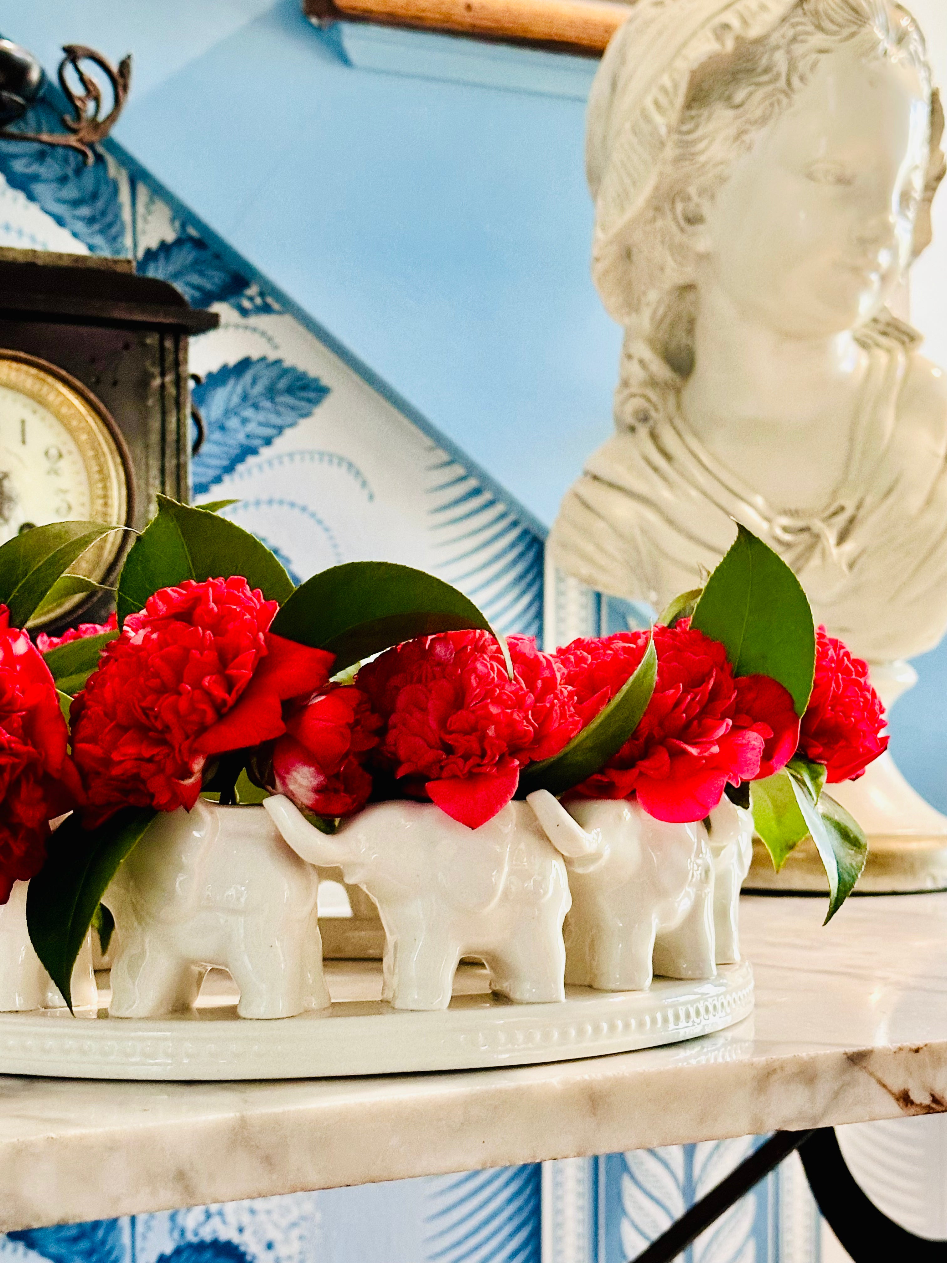 Magnificent Elephant Bud Vase Centerpiece