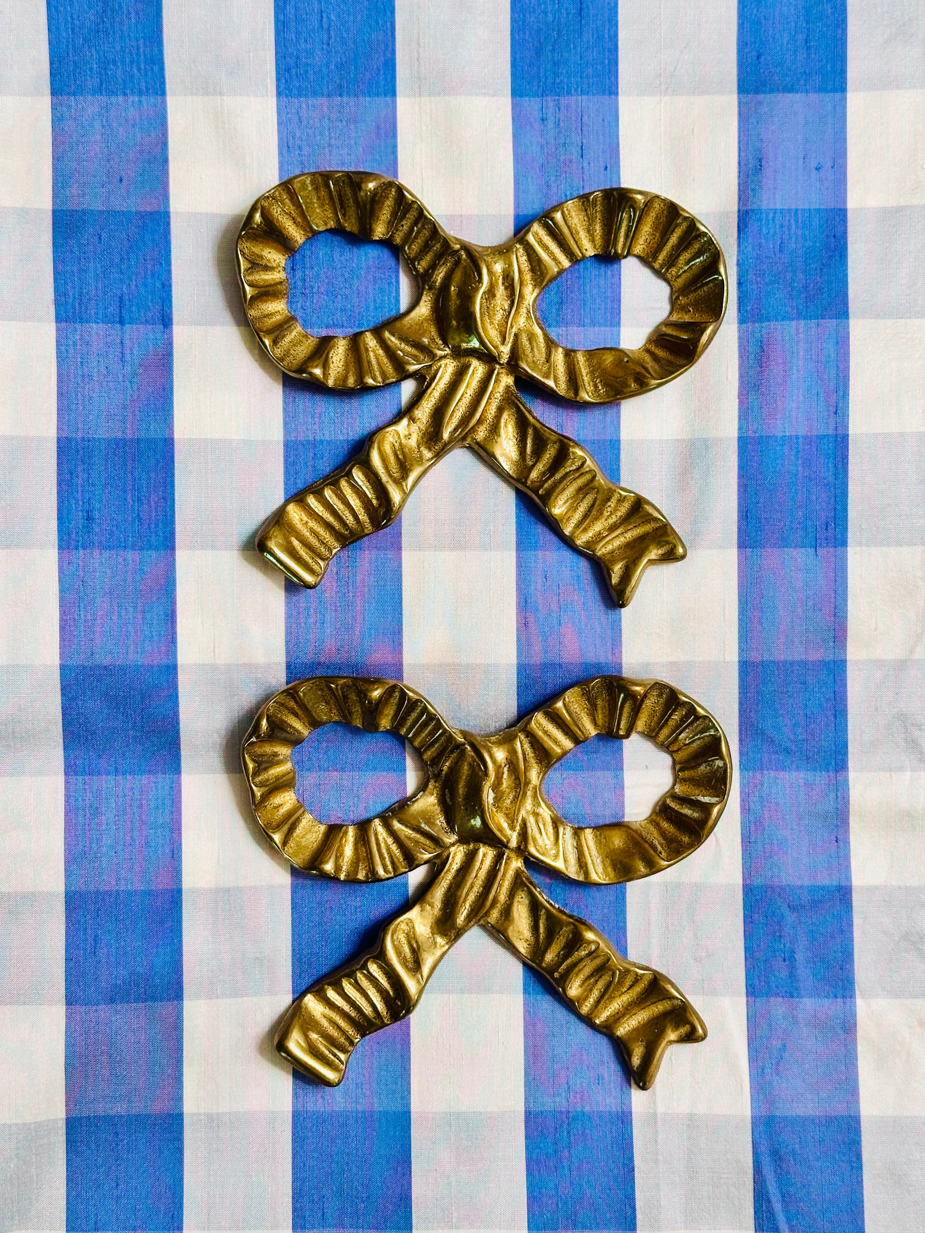 Pair of Andrea by Sadek Brass Bows