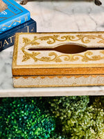 Load image into Gallery viewer, Vintage Florentine Tissue Holder
