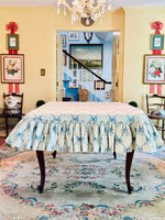 Load image into Gallery viewer, Bespoke Waverly for Schumacher Bows Jolie Tablecloth
