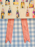 Load image into Gallery viewer, Vintage Waverly Harmony Pink Chintz Willow &amp; Pearls Bows

