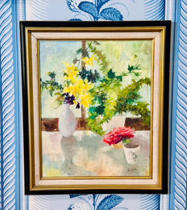 Vintage Signed Oil Still Life