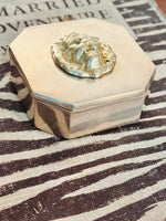 Load image into Gallery viewer, Brass Lion’s Head Trinket Box
