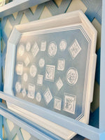 Load image into Gallery viewer, Vintage Waverly Neoclassical Melamine Tray
