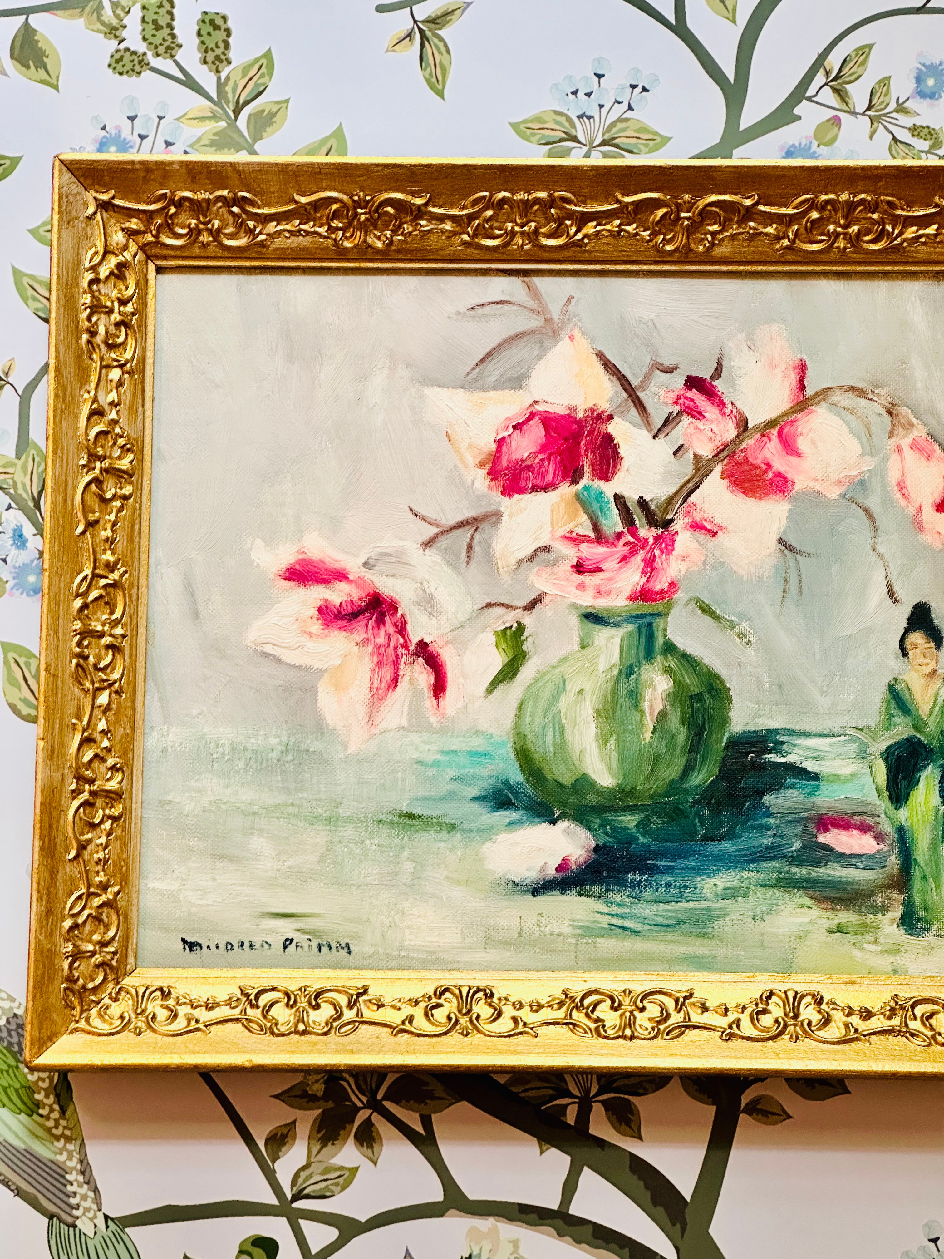 Lovely Chinoiserie Original Painting