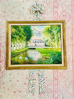 Load image into Gallery viewer, Large Waverly Floral Willow &amp; Pearls Bows
