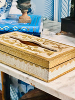 Load image into Gallery viewer, Vintage Florentine Tissue Holder
