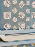 Load image into Gallery viewer, Vintage Waverly Neoclassical Melamine Tray
